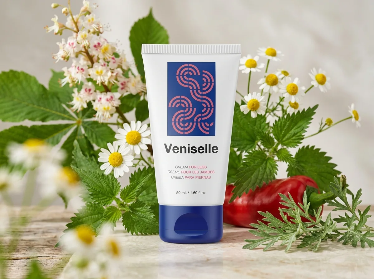 Veniselle cream with natural botanical ingredients
